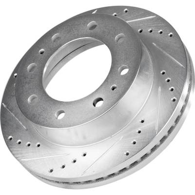 Rareelectrical - New Performance Brake Disc Compatible With Gmc Sierra 2500 Hd Slt 8 Cyl 6.0L Sierra 2500 Hd Slt 8 - Image 7