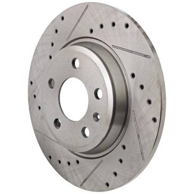 Rareelectrical - New Solid Brake Disc Compatible With Audi A6 Quattro Prestige 6 Cyl 3.0L A6 Quattro Premium 6 Cyl - Image 2