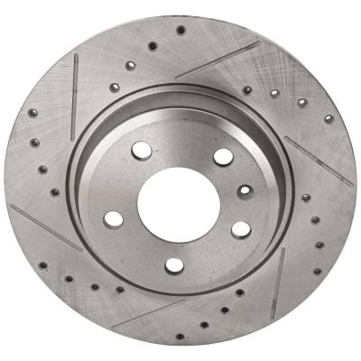 New Solid Brake Disc Compatible With Audi A4 Base 4 Cyl 2.0L A5 Quattro Base 4 Cyl 2.0L A6 Quattro