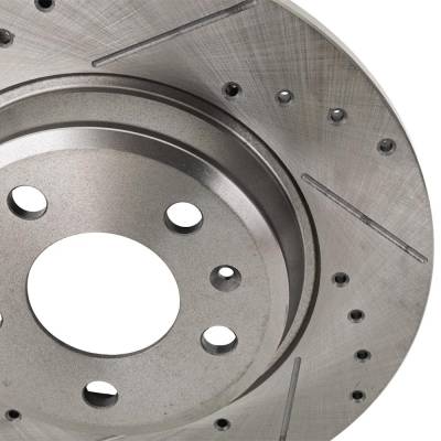 Rareelectrical - New Solid Brake Disc Compatible With Audi A4 Base 4 Cyl 2.0L A5 Quattro Base 4 Cyl 2.0L A6 Quattro - Image 3