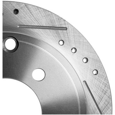 Rareelectrical - New Solid Brake Disc Compatible With Chrysler Jeep Mitsubishi Lancer Se 4 Cyl 2.0L Patriot Sport 4 - Image 7
