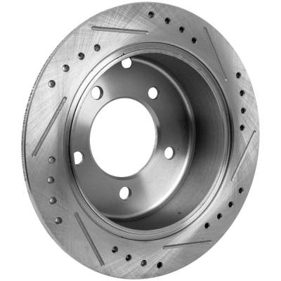 Rareelectrical - New Solid Brake Disc Compatible With Chrysler Jeep Mitsubishi Lancer Es 4 Cyl 2.0L Patriot Sport 4 - Image 5
