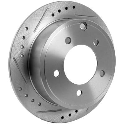 Rareelectrical - New Solid Brake Disc Compatible With Chrysler Jeep Mitsubishi Lancer Se 4 Cyl 2.0L Compass Limited 4 - Image 2