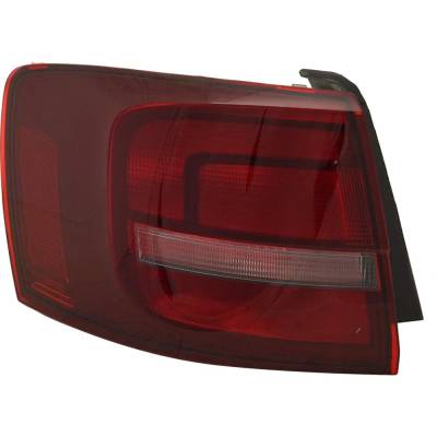 Rareelectrical - New Tail Light Compatible With 2011-2018 Volkswagen Jetta 1.4L 1.8L I4 Ea211 Ea888 Ea288 Left Driver - Image 3