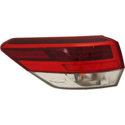 Rareelectrical - Tail Light Compatible With 2018-2019 Toyota Highlander 2.7L 3.5L I4 Left Driver Side Led Rt73010058 - Image 1