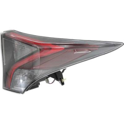 Tail Light Compatible With 2016 Toyota Prius 1.8L I4 Right Passenger Side Halogen Rt73010017 121Hp
