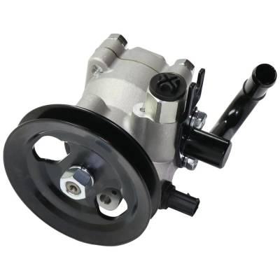 Rareelectrical - New 14Mm Sensor Port Power Steering Pump Compatible With Hyundai Kia Accent Blue 4 Cyl 1.6L Rio Ex - Image 3