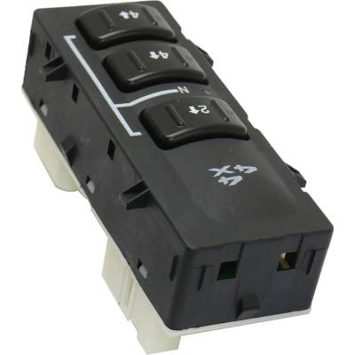 Rareelectrical - New 3-Button Transfer Case Switch Compatible With Chevrolet Silverado 3500 Base 8 Cyl 8.1L Silverado - Image 5