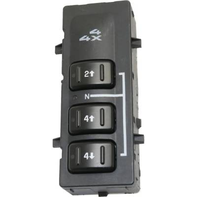 New 3-Button Transfer Case Switch Compatible With Chevrolet Suburban 1500 Base 8 Cyl 5.3L Silverado