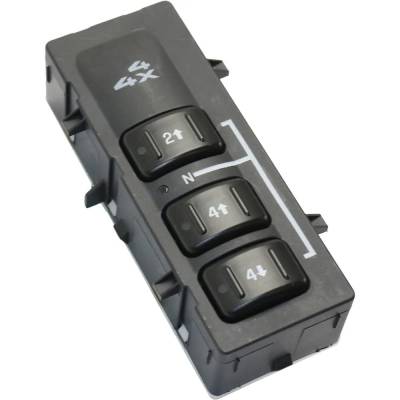 Rareelectrical - New 3-Button Transfer Case Switch Compatible With Chevrolet Suburban 1500 Base 8 Cyl 5.3L Silverado - Image 3