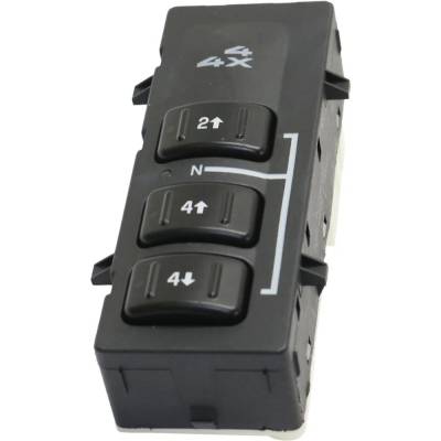 Rareelectrical - New 3-Button Transfer Case Switch Compatible With Chevrolet Suburban 1500 Base 8 Cyl 5.3L Silverado - Image 6