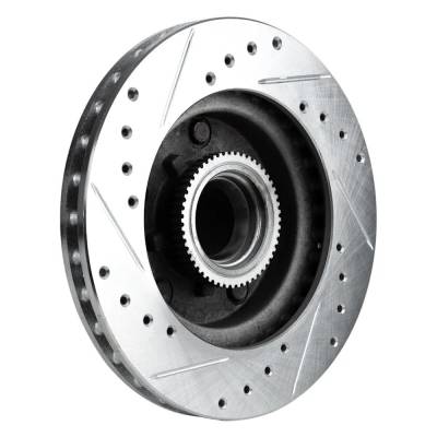 Rareelectrical - New Performance Rotor Brake Disc Compatible With Chevrolet Gmc Isuzu Blazer Lt 6 Cyl 4.3L Jimmy Sl 6 - Image 5