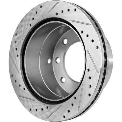 Rareelectrical - New Vented Brake Disc Compatible With Chevrolet Gmc Silverado 3500 Hd High Country 8 Cyl 6.0L Sierra - Image 3