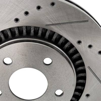 RAREELECTRICAL - New Cross-Drilled Brake Disc Compatible With Ford Mercury Taurus X Eddie Bauer 6 Cyl 3.5L Freestyle - Image 3