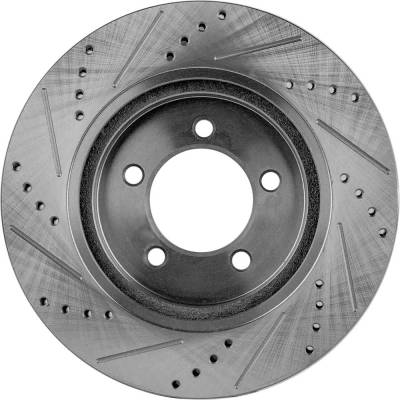 Rareelectrical - New Performance Rotor Brake Disc Compatible With Ford Mercury Explorer Sport Trac Limited 8 Cyl 4.6L - Image 4