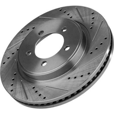 Rareelectrical - New Performance Rotor Brake Disc Compatible With Ford Mercury Mountaineer Luxury 6 Cyl 4.0L - Image 8