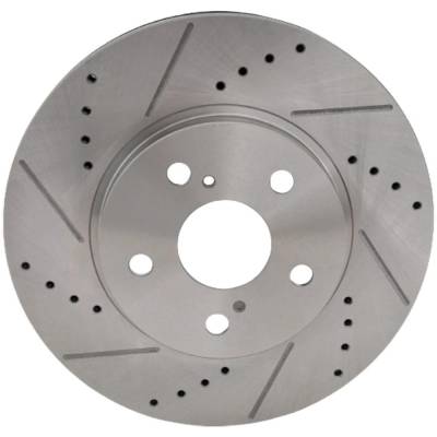 Rareelectrical - New Vented Brake Disc Compatible With Lexus Toyota Solara Sle 4 Cyl 2.4L Solara Sport 4 Cyl 2.4L - Image 3