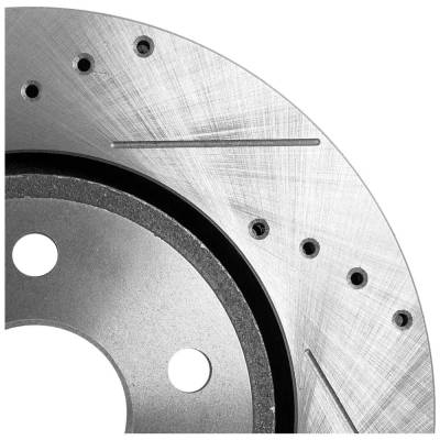 Rareelectrical - New Vented Brake Disc Compatible With Jeep Commander Overland 8 Cyl 5.7L Grand Cherokee Limited 8 - Image 7