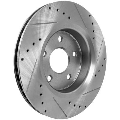 Rareelectrical - New Vented Brake Disc Compatible With Jeep Grand Cherokee 65Th Anniversary Edition 8 Cyl 4.7L - Image 5