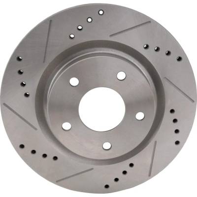 Rareelectrical - New Vented Brake Disc Compatible With Nissan Altima Se 6 Cyl 3.5L Altima Sl 6 Cyl 3.5L Altima Sl 4 - Image 3