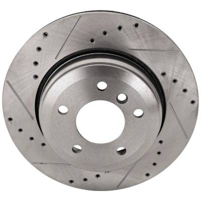 New Vented Brake Disc Compatible With Bmw 530I Base 6 Cyl 3.0L 525I Base 6 Cyl 3.0L 525I Base 6 Cyl