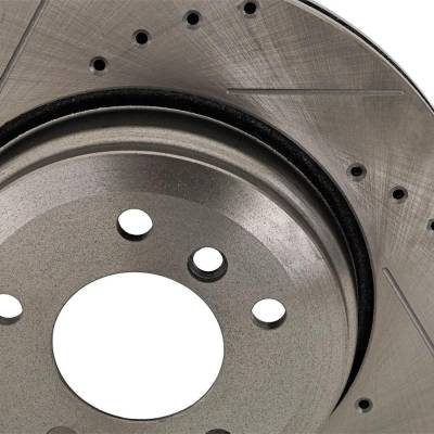 Rareelectrical - New Vented Brake Disc Compatible With Bmw 528I Base 6 Cyl 3.0L 530I Base 6 Cyl 3.0L 525I Base 6 Cyl - Image 3