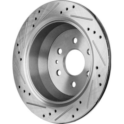 Rareelectrical - New Vented Brake Disc Compatible With Chevrolet Gmc Canyon Sle 6 Cyl 3.6L Colorado Zr2 6 Cyl 3.6L - Image 3