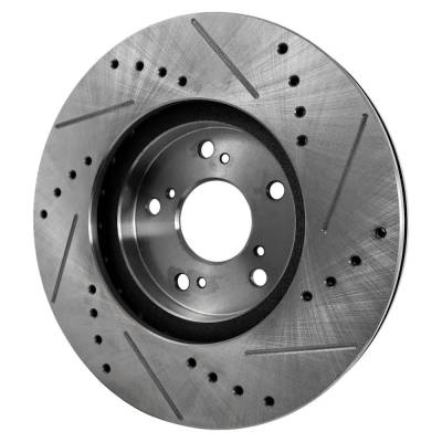 Rareelectrical - New Vented Brake Disc Compatible With Acura Honda Tsx V6 Tech 6 Cyl 3.5L Pilot Special Edition 6 Cyl - Image 3