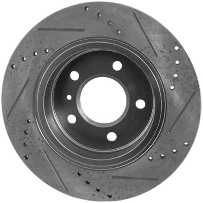 Rareelectrical - New Solid Brake Disc Compatible With Buick Cadillac Lucerne Cxs 8 Cyl 4.6L Lucerne Cxl Special - Image 3