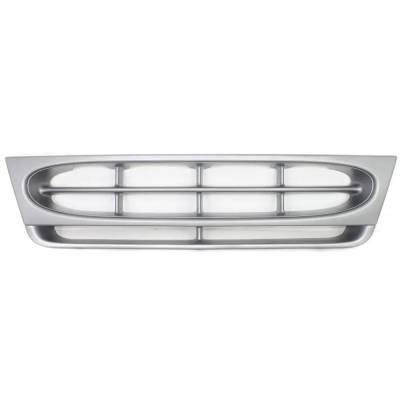 Rareelectrical - New Painted Silver Grille Assembly Compatible With Ford E-350 Super Duty Base 10 Cyl 6.8L E-150 Base - Image 1
