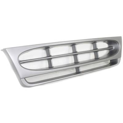 Rareelectrical - New Painted Silver Grille Assembly Compatible With Ford E-150 Club Wagon Xl 6 Cyl 4.2L E-350 Club - Image 4