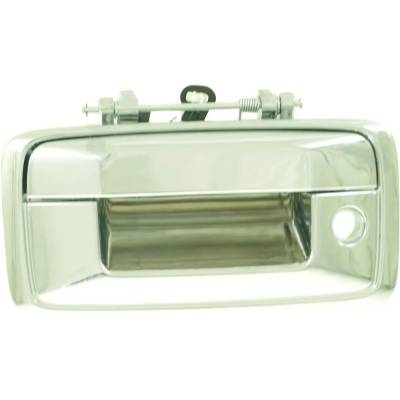 New Chrome Tailgate Handle Compatible With Chevrolet Gmc Sierra 2500 Hd All Submodels Silverado 3500