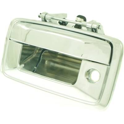 Rareelectrical - New Chrome Tailgate Handle Compatible With Chevrolet Gmc Sierra 2500 Hd All Submodels Silverado 3500 - Image 3