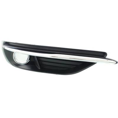 Rareelectrical - New Right Front Fog Light Trim Compatible With Chrysler 200 S 200 Limited 200 Touring 200 Lx - Image 2
