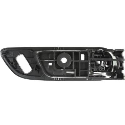Rareelectrical - Front Driver Side Interior Door Handle Compatible With 2010-2013 Mazda 3 Black Bezel With Silver - Image 5