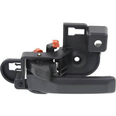 Front Or Rear Passenger Side Interior Door Handle Compatible With 2011-2018 Jeep Wrangler Black With