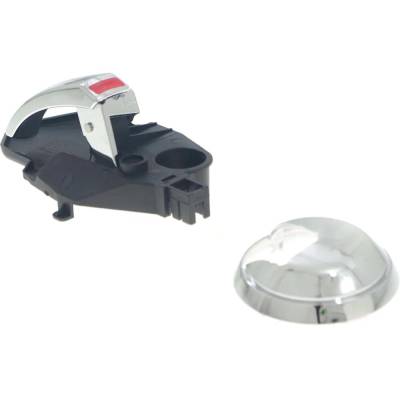 Rareelectrical - Front Passenger Side Interior Door Handle Compatible With 1957-2019 Fiat 500 Chrome Without Key Hole - Image 3