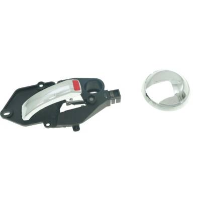 Rareelectrical - Front Passenger Side Interior Door Handle Compatible With 1957-2019 Fiat 500 Chrome Without Key Hole - Image 4