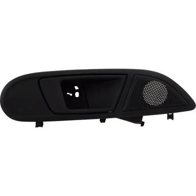 Front Passenger Side Interior Door Handle Compatible With 2011-2019 Ford Fiesta Textured Black