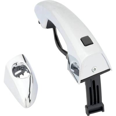 Rareelectrical - Front Passenger Side Exterior Door Handle Compatible With 2015-2019 Hyundai Sonata Chrome Without - Image 2