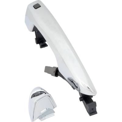 Rareelectrical - Front Passenger Side Exterior Door Handle Compatible With 2015-2019 Hyundai Sonata Chrome Without - Image 3