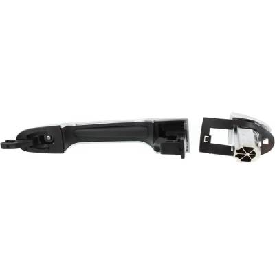 Rareelectrical - Front Or Rear Passenger Side Exterior Door Handle Compatible With 2014-2016 Fiat 500L Silver Without - Image 5