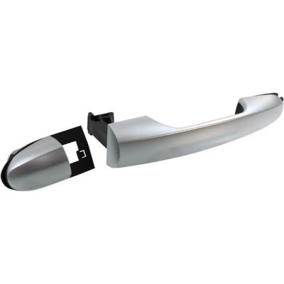 Rareelectrical - Right Front Or Rear Exterior Door Handle Compatible With 2014-2016 Fiat 500L Silver Without Key Hole - Image 2