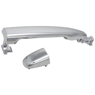 Rear Driver Side Exterior Door Handle Compatible With 2003-2012 Lexus Rx350 Toyota 4Runner Toyota