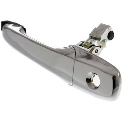 Rareelectrical - Left Front Exterior Door Handle Compatible With 2003-2015 Mazda Cx-7 Mazda Cx-9 3 6 Chrome With Key - Image 2