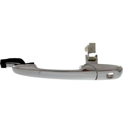 Rareelectrical - Left Front Exterior Door Handle Compatible With 2003-2015 Mazda Cx-7 Mazda Cx-9 3 6 Chrome With Key - Image 4