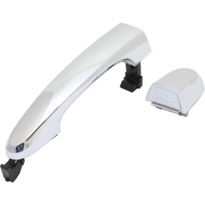 Rareelectrical - Rear Passenger Side Exterior Door Handle Compatible With 2011-2015 Kia Sorento Chrome Without Key - Image 3