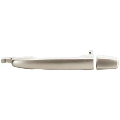 Rear Passenger Side Exterior Door Handle Compatible With 2007-2013 Mitsubishi Outlander Silver