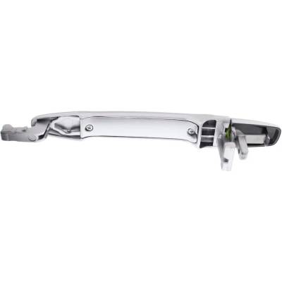 Rareelectrical - Right Rear Exterior Door Handle Compatible With 2007-2013 Mitsubishi Outlander Silver Without Key - Image 4