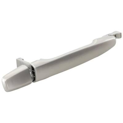 Rareelectrical - Left Rear Exterior Door Handle Compatible With 2007-2013 Mitsubishi Outlander Silver Without Key - Image 2